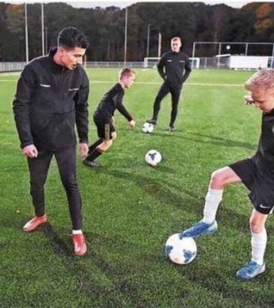 Voetbal-techniektraining